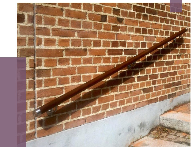 Изготовление пристенных поручней в Большой Камне от 4411 руб. — ПРОЛЁТ-Бль