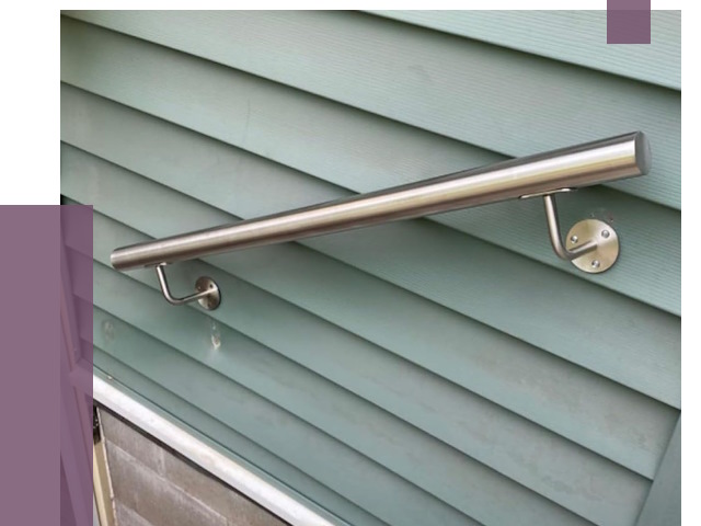 Поручни из нержавеющей стали в Большой Камне от 7606 руб.  | ПРОЛЁТ-Бль